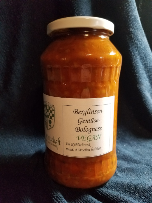 Vegane Berglinsen-Gemüse-Bolognese