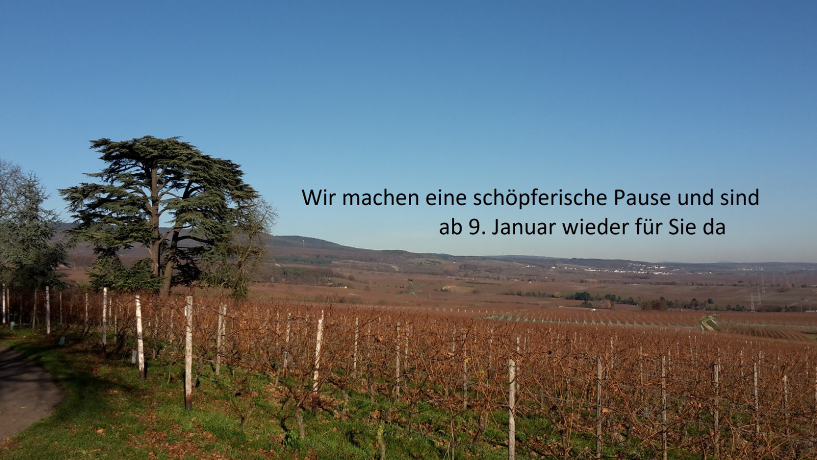 Urlaub bis 09.01.2025